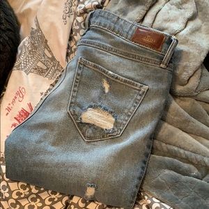 high rise super skinny vintage stretch